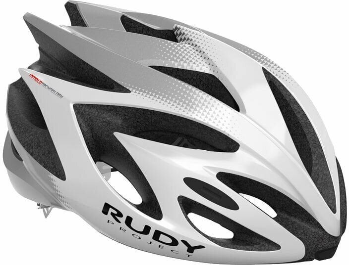 Fahrradhelm Rudy Project Rush White/Silver Shiny M Fahrradhelm