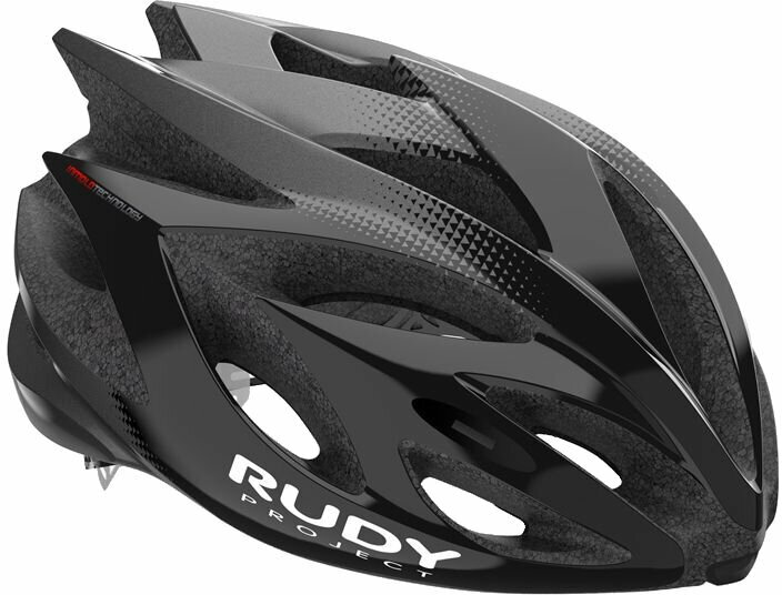Kerékpár sisak Rudy Project Rush Black/Titanium Shiny L Kerékpár sisak