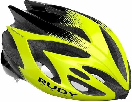 Fahrradhelm Rudy Project Rush Yellow Fluo/Black Shiny M Fahrradhelm - 1