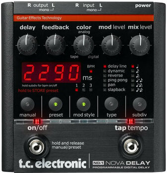 Guitar Effect TC Electronic ND-1 Nova Delay - 1