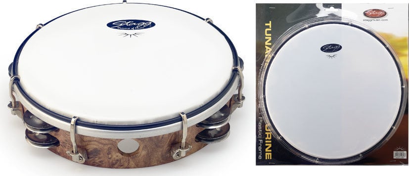 Tambourin avec peau Stagg TAB-208P/WD