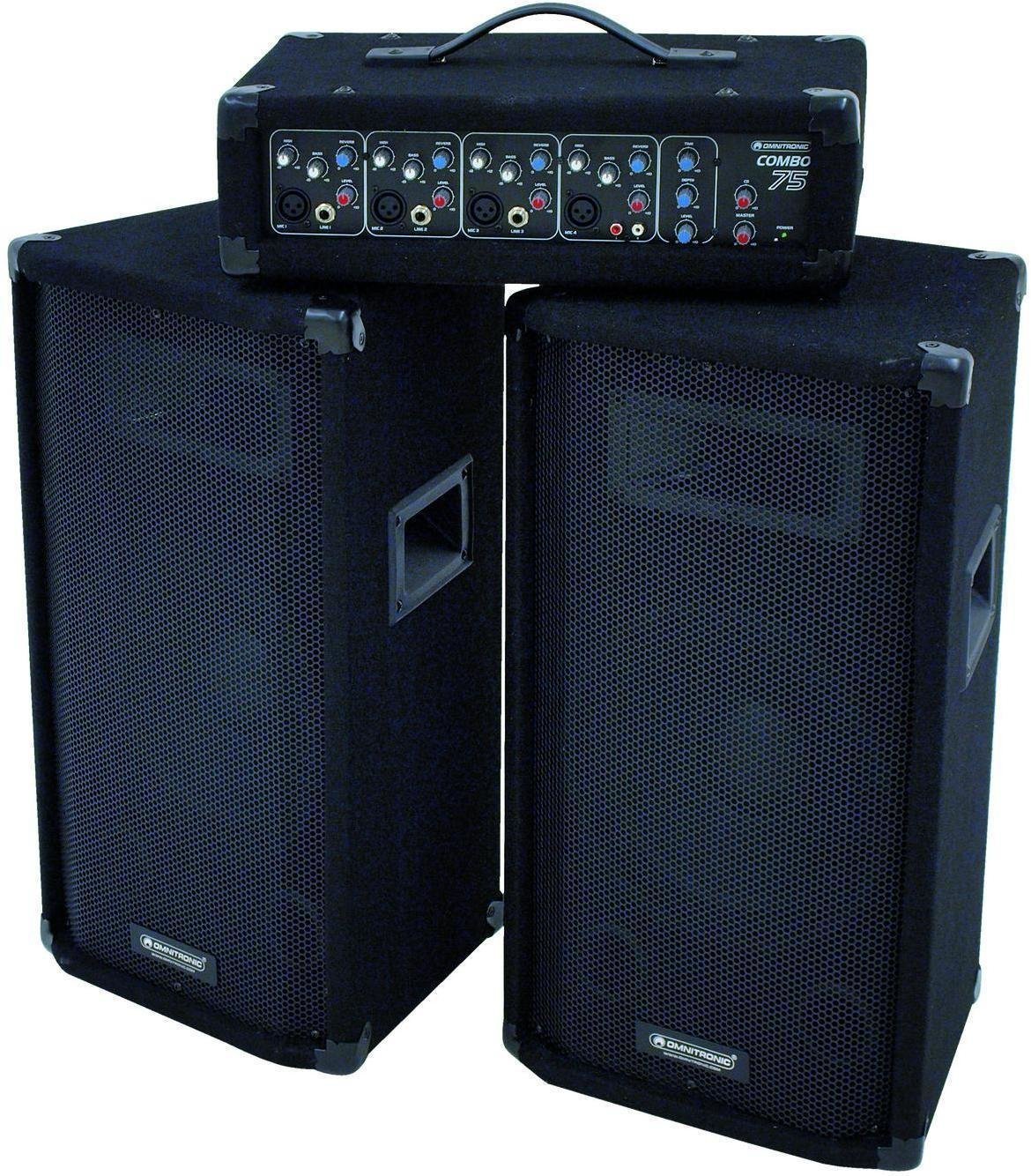Partable PA-System Omnitronic COMBO-75