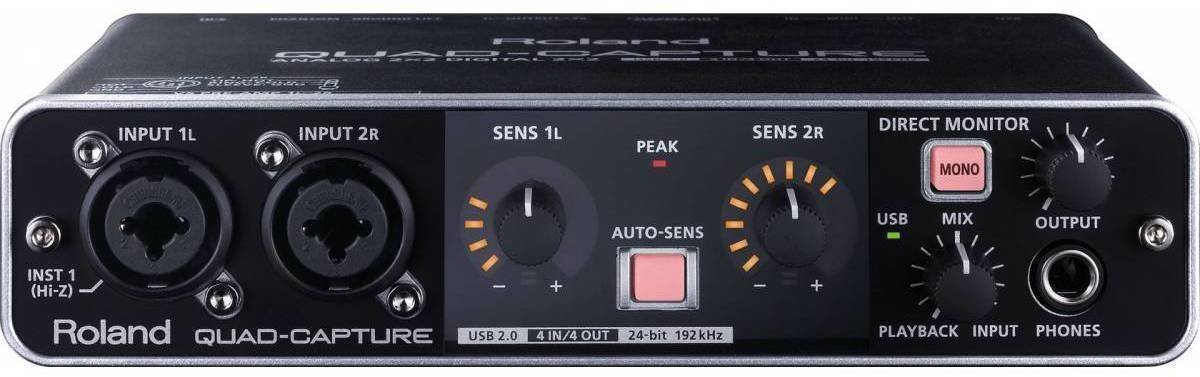 USB audio prevodník - zvuková karta Roland UA-55 Quad Capture