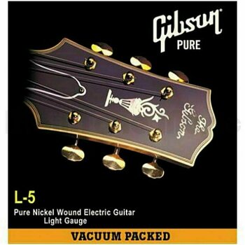 Cordes pour guitares électriques Gibson SEG-900L L5 NICKEL WND 3RD 010-046 B-Stock - 1