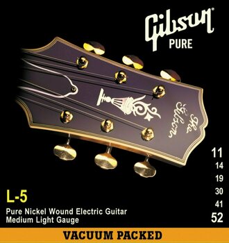 Cuerdas para guitarra eléctrica Gibson 900ML-L5 - 1