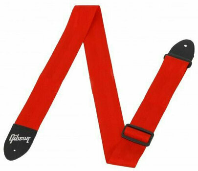 Sangle pour guitare Gibson Regular Style 2" Safety Strap - Ferrari Red - 1