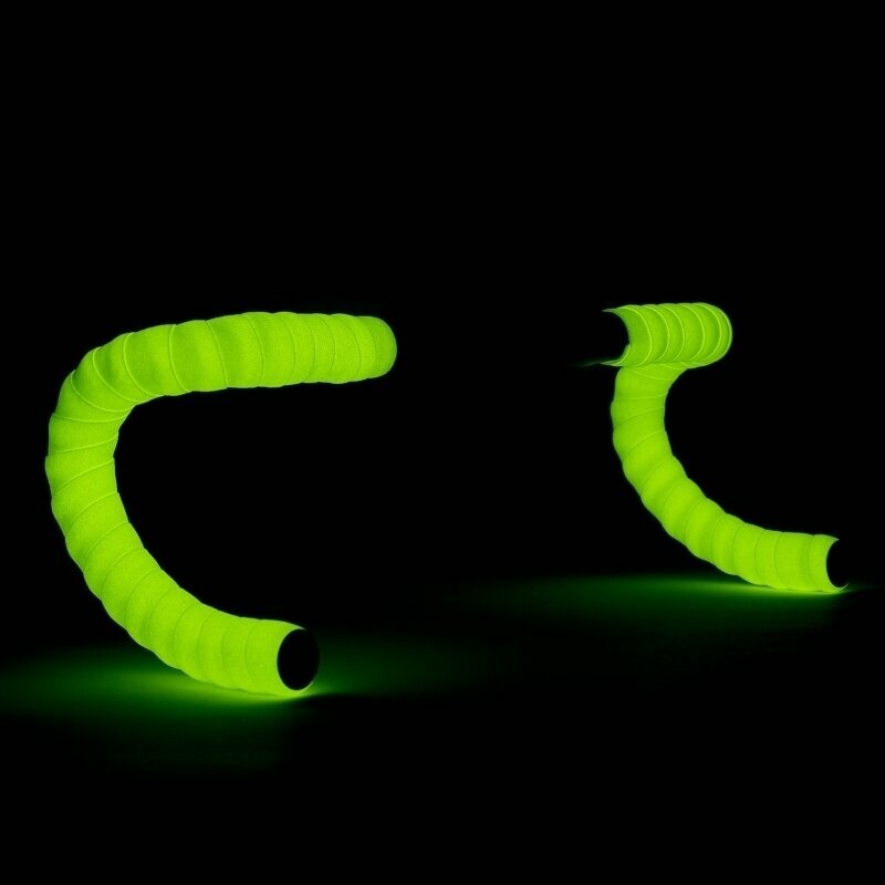 Supacaz Suave Midnite Glow w/Neon Green Plugs