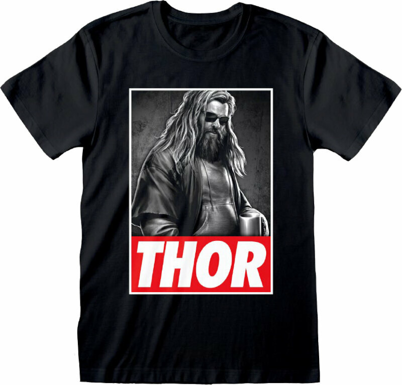 T-Shirt Avengers T-Shirt Thor Photo Unisex Black S