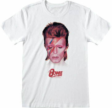 Camiseta de manga corta David Bowie Aladdin Sane White L Camiseta de manga corta - 1
