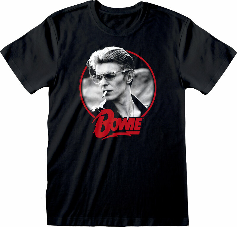 Tričko David Bowie Smoking Black S Tričko