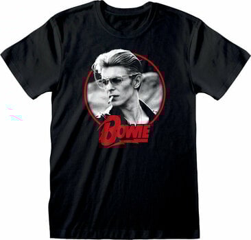 T-Shirt David Bowie Smoking Black 2XL T-Shirt - 1