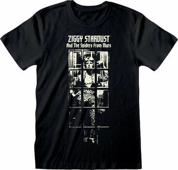 Shirt David Bowie Shirt Ziggy Stardust Unisex Black S - 1