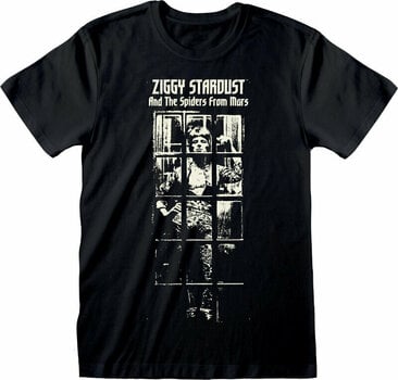 T-Shirt David Bowie T-Shirt Ziggy Stardust Unisex Black M - 1
