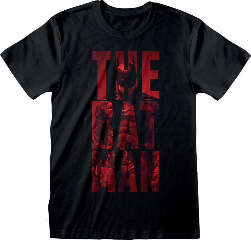 T-Shirt Batman T-Shirt Jumbo Text Black M