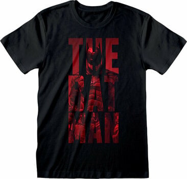 T-Shirt Batman T-Shirt Jumbo Text Black M - 1