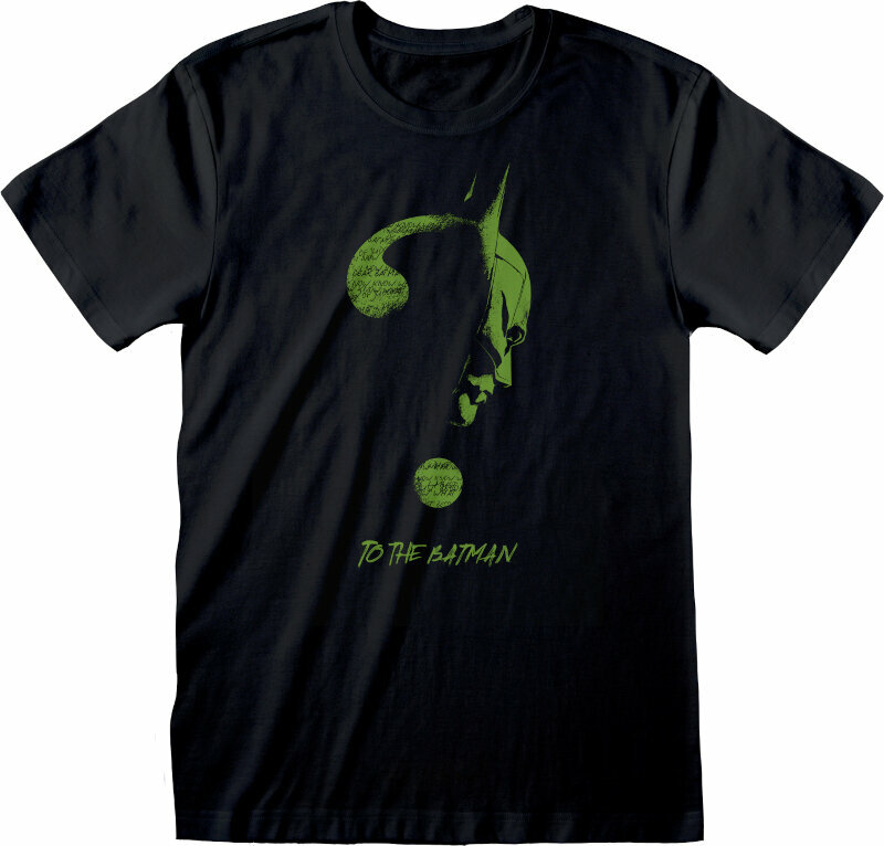 Tričko Batman Riddler Silhouette Black XL Tričko