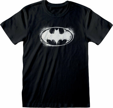 Tričko Batman Distressed Mono Logo Black L Tričko - 1