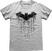 T-Shirt Batman Dripping Logo Heather Grey L T-Shirt