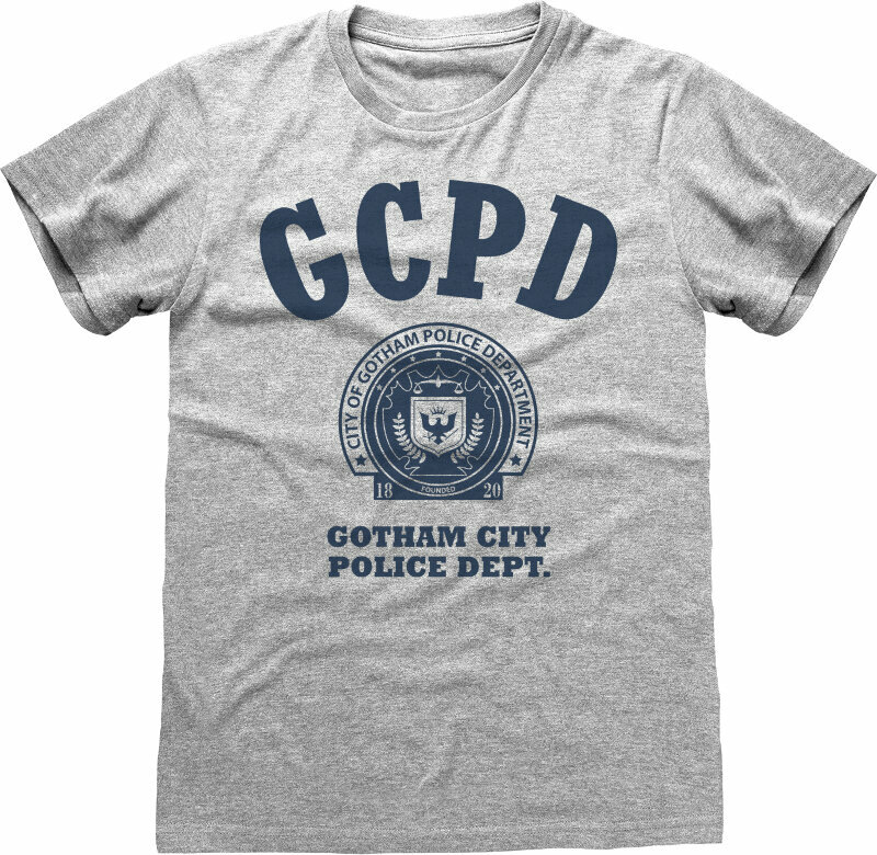 Skjorte Batman GCPD Heather Grey XL Skjorte