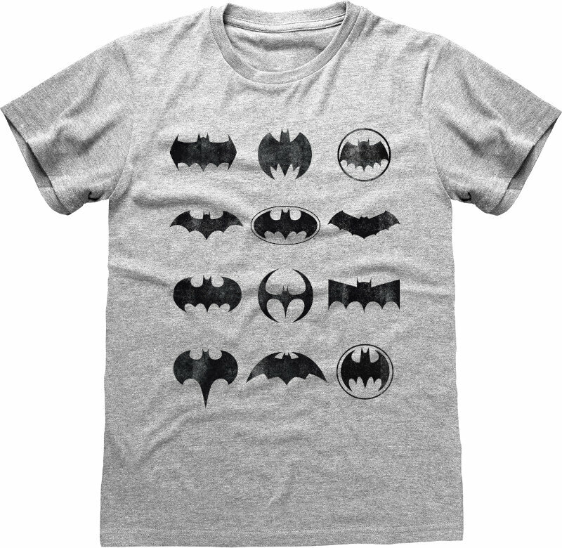 T-Shirt Batman T-Shirt Icons Unisex Heather Grey S