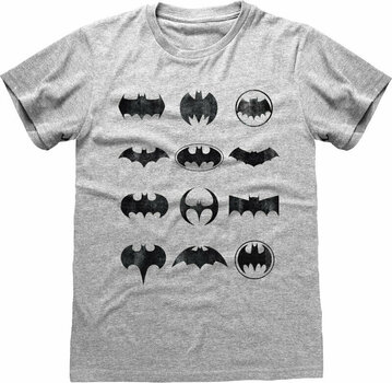 Shirt Batman Shirt Icons Unisex Heather Grey M - 1
