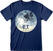 Tričko E.T. Moon Ride Silhouette Blue M Tričko