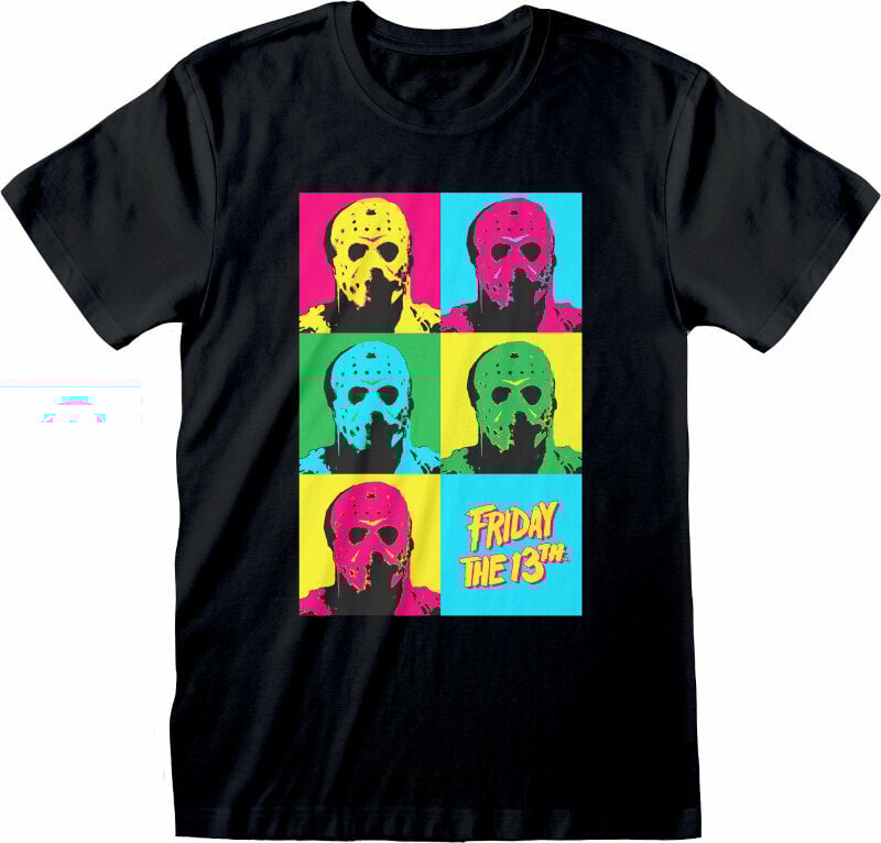 T-shirt Friday The 13th Jason Pop Art Black S T-shirt