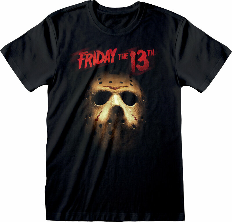T-Shirt Friday The 13th Mask Black S T-Shirt