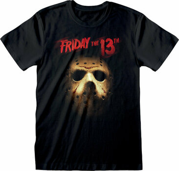 T-Shirt Friday The 13th T-Shirt Mask Black L - 1
