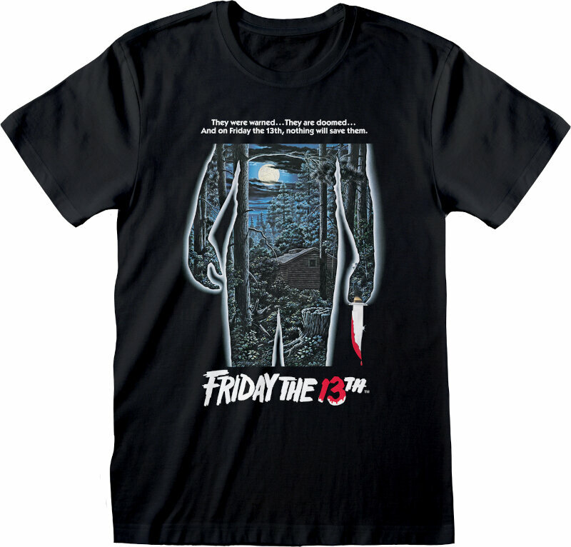 Maglietta Friday The 13th Poster Black S Maglietta