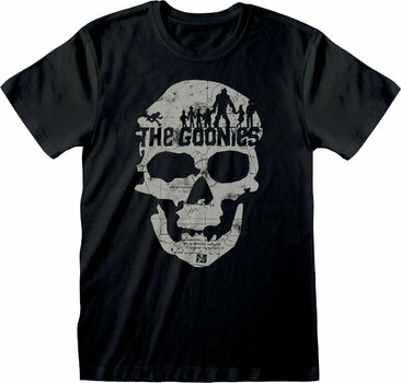 T-shirt The Goonies Skull Map Black 2XL T-shirt - 1