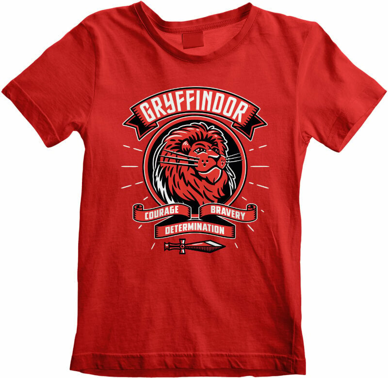 T-Shirt Harry Potter T-Shirt Comic Style Gryffindor Unisex Red 3 - 4 J