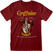 Camiseta de manga corta Harry Potter Gryffindor Red Crest Maroon 2XL Camiseta de manga corta