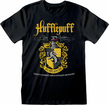 Tričko Harry Potter Hufflepuff Black Crest Black M Tričko - 1