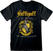 Majica Harry Potter Hufflepuff Black Crest Black L Majica