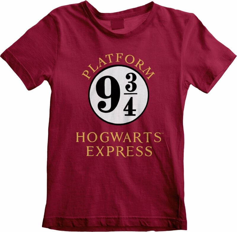 Maglietta Harry Potter Maglietta Hogwarts Express Unisex Maroon 3 - 4 anni 