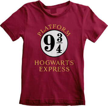 Maglietta Harry Potter Maglietta Hogwarts Express Unisex Maroon 3 - 4 anni  - 1