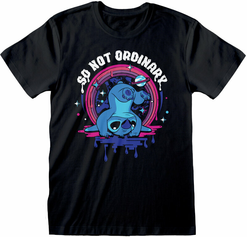 Tričko Lilo & Stitch Not Ordinary Black L Tričko