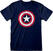 Tričko Captain America Shield Distressed Navy 2XL Tričko