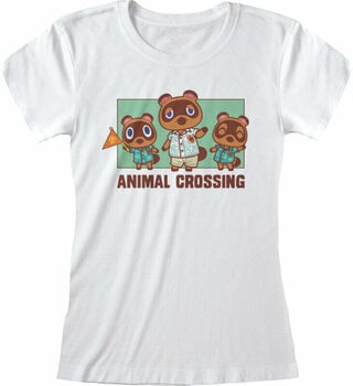 Tričko Nintendo Animal Crossing Nook Family White L Tričko - 1