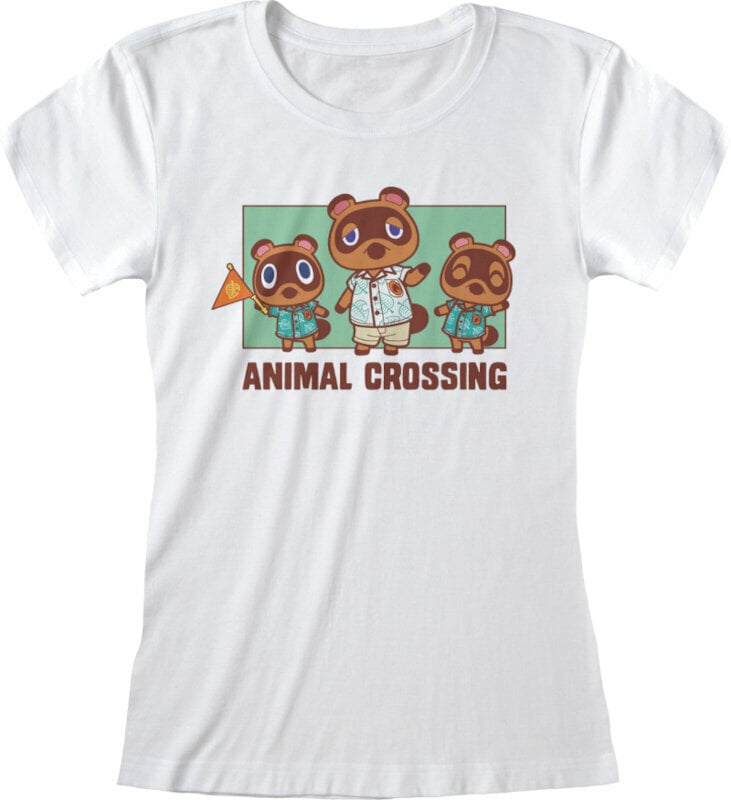Skjorta Nintendo Animal Crossing Nook Family White XL Skjorta