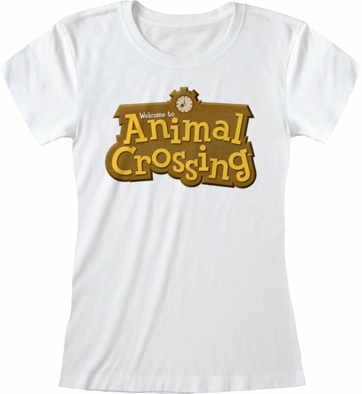 Shirt Nintendo Animal Crossing Shirt 3D Logo Unisex White XL