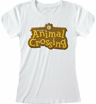 Риза Nintendo Animal Crossing Риза 3D Logo Unisex White XL - 1