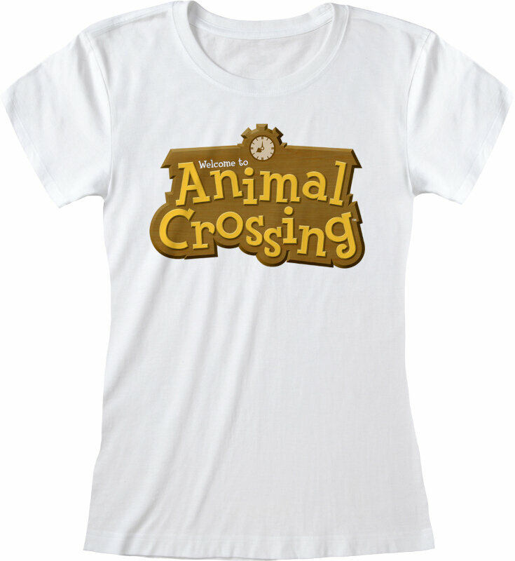 Πουκάμισο Nintendo Animal Crossing Πουκάμισο 3D Logo Unisex Λευκό 2XL