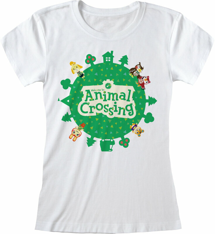 T-Shirt Nintendo Animal Crossing T-Shirt Logo White L