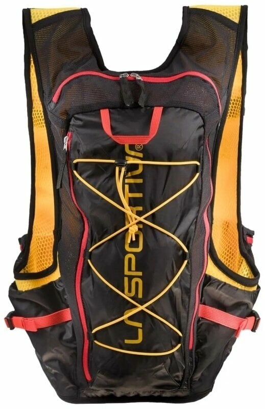 Running backpack La Sportiva Trail Vest Black/Yellow S Running backpack