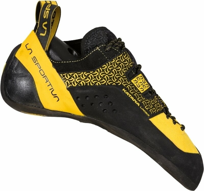 Sapatos de escalada La Sportiva Katana Laces Yellow/Black 41,5 Sapatos de escalada