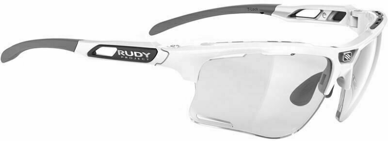 Lunettes vélo Rudy Project Keyblade White Gloss/Rp Optics Ml Gold Lunettes vélo