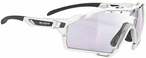Cycling Glasses Rudy Project Cutline White Gloss/ImpactX Photochromic 2 Laser Purple Cycling Glasses - 1