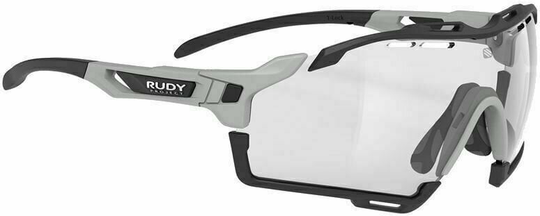 Cycling Glasses Rudy Project Cutline Light Grey Matte/ImpactX Photochromic 2 Laser Black Cycling Glasses